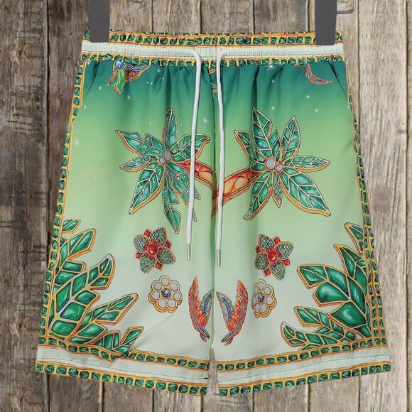 Casablanca Green Shorts - Picture 1 of 5
